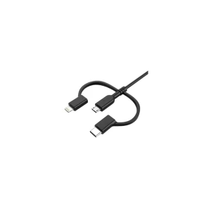 Anker 3 in 1 Cable Power Line II -3ft -Black -A8436H12