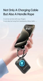 Awei 10000 mAh  POWER BANK Mini Fast Charging With Built in cable